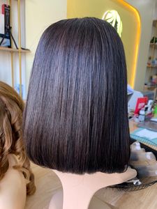 <b>Short</b> <b>Wig</b> 8-10-12 inches Vietnamese Human Hair Wavy Single Weft VNHL <b>Wig</b> Vietnam Factory Bulk Order - Product Image 3
