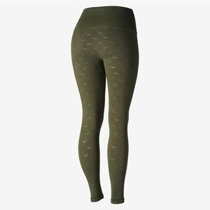 Premium Fit n Feel Custom Ecuestrian Sports Wear Leggings Pantalones Venta al por mayor Four Way Stretch Horse Riding Tights Leggings - Product Image 5