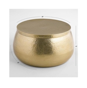 Table de Thé de café De Meubles De Salon Modèle En Acier Inoxydable Blanc Marbre En Bois Moderne Ensemble - Product Image 1