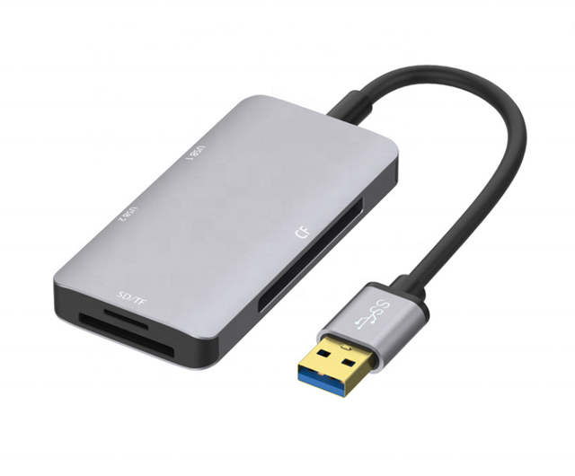 Factory Direct Supply USB 3.0 Multi Function Card Reader for SD Micro TF CF Card