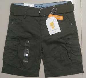 Ropa a la moda para niños, pantalón corto con cinturón - Product Image 4