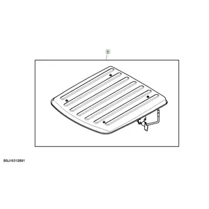 Parte para Tractor JD JohnDeere, toldo, soporte de montaje y hardware ki, número de parte BSJ10312