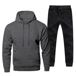 Chándal de algodón 100% ajustado con diseño personalizado para hombre, ropa deportiva estampada ecológica transpirable a prueba de viento de talla grande para invierno - Product Image 4