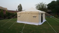 Tente en toile de luxe koweïtienne de qualité supérieure, taille personnalisée, tente de camping en plein air, tente imperméable, secours en cas de catastrophe, camp de réfugiés