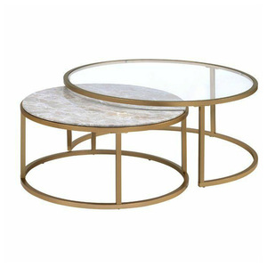 Hot Stylish 2025 New Design Copper Serving Bowl with Handles Elegant Gothic Style <b>White</b> Marble Gold Plated <b>Round</b> <b>Table</b> Wholesale - Product Image 4
