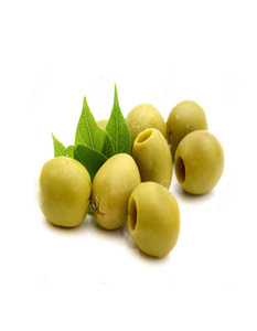 Taze Manzanilla yeşil zeytin kesilmiş ve dilimlenmiş çeşitleri - Product Image 6
