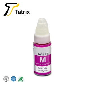 Tatrix GI790インク <span class=keywords><strong>GI</strong></span> <span class=keywords><strong>790</strong></span>プレミアム互換カラー水性ボトル詰め替えバルクインクジェットインク <span class=keywords><strong>GI</strong></span>-<span class=keywords><strong>790</strong></span> キヤノンPIXMA G1000 G4010対応 - Product Image 5