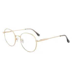 2021 New Design Women Mens Round Acetate Pure Titanium Eyewear Spectacle Eye Wear Glasses Optical Frame Eyeglasses Frames