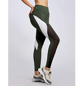 Premium Warm High Waist Women's Yoga Pant Mesh Workout Fitness Running Leggings Set Scrunch Butt Jogging Wear Tights For Women - Product Image 3