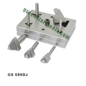 Coupe-disque en forme de triangle fantaisie avec poinçon GS 589DJ nouveaux outils de bijoux en acier pour bijoux - Product Image 1