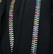 Fabricantes de Cierres, Cierre de Metal Duradero con Dientes de Arcoíris, Rollo de Cierres de Alta Calidad - Product Image 3