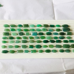 Igi ได้รับการรับรองอัญมณีหลวมเกรด AAA มรกตธรรมชาติตัดมรกตความเงางามดีสีเขียวสวยขนาดผสมสำหรับเครื่องประดับ - Product Image 3