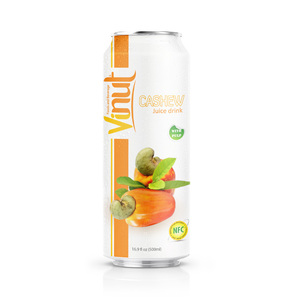 Cashew Juice with Pulp OEM ODM Private Label Beverage Manufacturer Vietnam Factory 500ml Pet <b>bottle</b> 24 <b>bottles</b> carton - Product Image 1