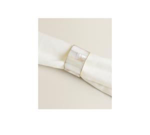 Rond de serviette en nacre fêtes royales et porte-serviettes fait main nouvellement conçu Top MOP meilleure pièce rond de serviette - Product Image 2