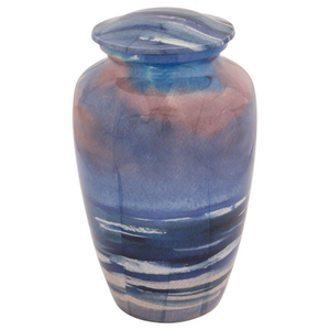 High Quality Custom Handcrafted Metal European Style Urn for Ashes <b>Red</b> Gold Custom Logo Bulk Wholesale Funeral Supplies - Product Image 5