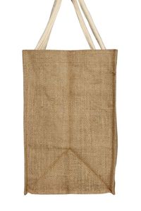 Bolsa de yute reutilizable para compras, bolso de yute ecológico, plegable, personalizado, reciclable, de tela Natural, espaciosa, de buena capacidad, gran oferta - Product Image 3