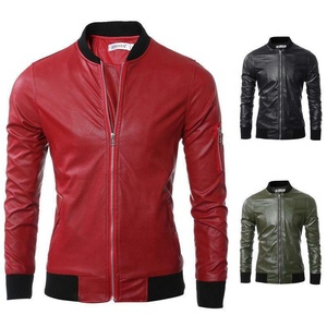 Men's Custom Made Stylish Casual 100% <b>Real</b> <b>Leather</b> Waterproof Thick Motorcycle Winter <b>Jacket</b> 2026 - Product Image 5