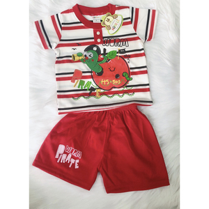 Conjunto de ropa con estampado personalizado para niño, traje para niño hecho en Vietnam, primavera-verano, 2 uds. - Product Image 2