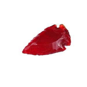 Punta de flecha de ágata de cristal rojo para joyería tribal y espiritual Chakra sintético y herramientas de curación energética puntas de flecha exportación a granel - Product Image 1