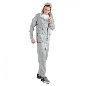 ชุดกีฬาผู้ชายชุดวิ่งสีดําชุดฝึกซ้อม 2 ชิ้นชุดวิ่งจ๊อกกิ้ง - Product Image 6