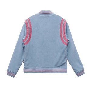 แจ็คเก็ตบอมเบอร์แบบสวมใส่ได้ทั้งชายและหญิง ทำจากหนังแกะย้อมสี ทรงเข้ารูป สไตล์ลำลองสำหรับฤดูหนาว  ผ้าซาติน  คอตั้ง - Product Image 5