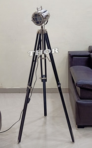 Lampe de lecture Vintage sur trépied industriel avec pieds en bois, nouveau modèle, pour salon et chambre à coucher, projecteur, projecteur scientifique - Product Image 2