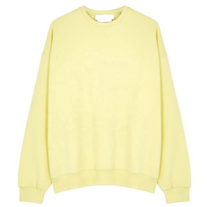 Sweat-shirt unisexe de haute qualité en coton molletonné pour l'hiver, avec logo personnalisé brodé, col rond, motif imprimé uni - Product Image 1