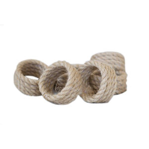 Anneau décoratif pour serviettes de table, en corde, tendance, moderne, pour la maison et l'hôtel, personnalisé - Product Image 1