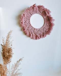 Miroir en macramé tendance - Product Image 1