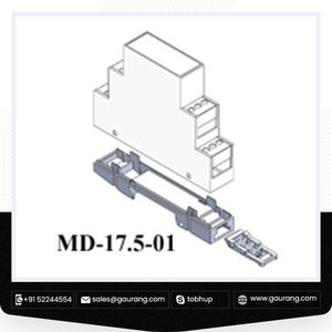 Caja de control de aluminio/ABS/acero de diseño personalizado, carcasas modulares de riel Din, protección IP66, instrumento electrónico a granel - Product Image 3