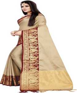 Banarasi เสื้อไหมผ้าแจ็คการ์ดผ้าแจ็คการ์ดสำหรับสตรีใส่ในงานเทศกาลปาร์ตี้ทุกวันผ้าส่าหรีเนื้อผ้านุ่ม - Product Image 5