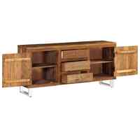 Dormeur Buffet En Bois Avec Des Jambes De Fer Antique Vieux Buffet En Bois