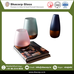 Vase en verre de verrerie de conception moderne en gros soufflé à la main de haute qualité pour la décoration intérieure - Product Image 4