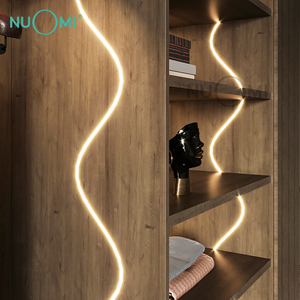 Nuomi LED Strip hồ sơ Silicone Đèn Strip cho tủ quần áo/phòng ngủ Led cảm biến chuyển động nhôm hồ sơ LED ánh sáng - Product Image 3