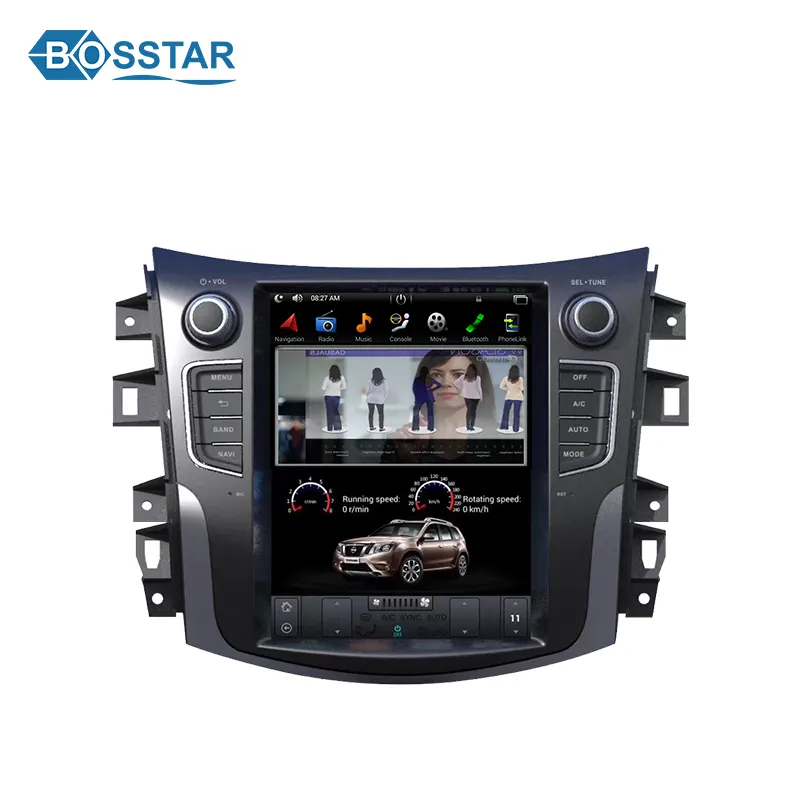 Android Tesla Mô Hình Xe DVD Radio Headunit Player Cho Nissan Navara Np 300 Với Canbus Gps