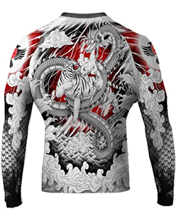 Protège-éruption respirant réversible personnalisable pour homme grande taille imprimé par sublimation pour la salle de sport, le surf, la plongée et le MMA-Factory Direct - Product Image 4