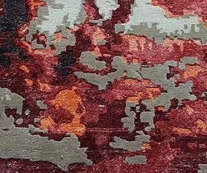 พรมเนปาลีขน100% งานปักด้วยมือดีไซน์ทันสมัยสำหรับใช้ในโรงแรมและบ้าน - Product Image 4