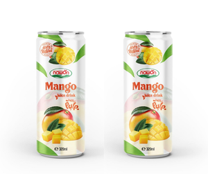Jus de mangue avec pulpe 320ml Bouteille PET Stérilisée Boisson aux fruits NAWON pour Distributeurs Mondiaux Service OEM ODM - Product Image 4