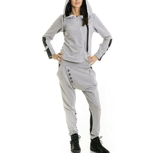 Best Selling Women Plain Tracksuits for Gym Fitness Training With Hooded Neck - Product Image 2