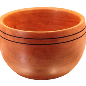 Cuenco redondo de madera natural para servir frutas y ensaladas, ideal para el hogar, cocina, mesa, comedor, elegante cuenco para servir comida - Product Image 2