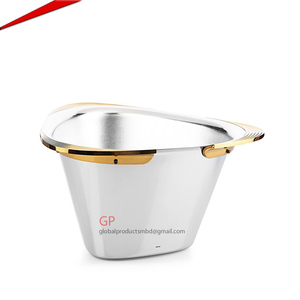 Top Quality Round <b>Copper</b> Finished Ice Bucket Beverage Cooler with <b>Handles</b> - Product Image 6