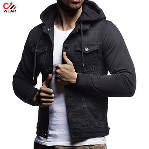 New 2021 Cotton Denim Jacket Men Casual Solid Color Lapel Single Breasted <b>Jeans</b> Jacket Male Autumn Slim Fit Quality Mens Jackets - Product Image 2