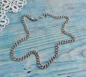 Cadena de Plata de Ley 925 Vintage Hecha a Mano, Felicidad - Product Image 1