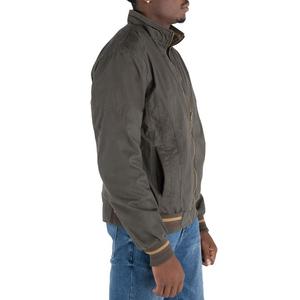 Vente en Gros Vêtements Personnalisés Veste Softshell Imperméable pour Hommes Casual Plain Stand Soft Black Red Canvas FOE Poches Pas Cher Chine - Product Image 6