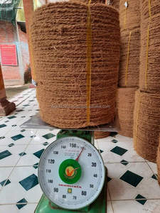 Cuerda de fibra de coco hecha a mano, hilo de fibra de coco hecho en Vietnam para soporte de plantas de vivero, embalaje, tejido artesanal y uso en jardín al aire libre - Product Image 5