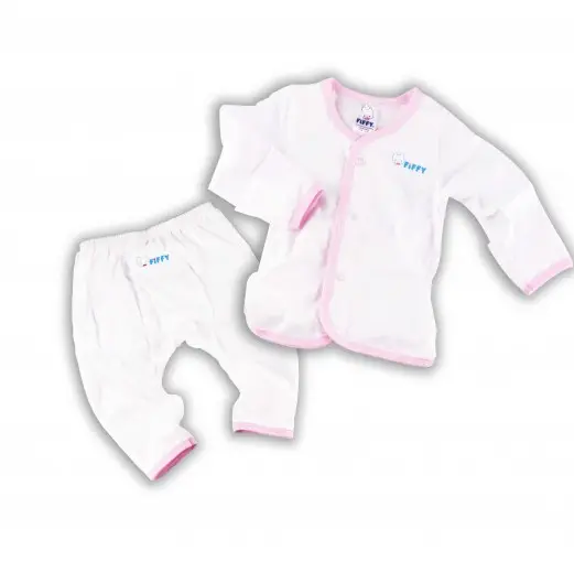 * Комплект * FIFFY Baby Apparel Suit с длинным рукавом + длинные брюки Suit Baby Suit (розовая)