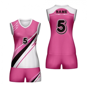 Uniformes de Voleibol Personalizados con Diseño de Logotipo, Conjuntos de Ropa Deportiva para Mujer, Camisetas Blancas Sublimadas para Voleibol - Product Image 4
