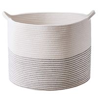Panier de rangement circulaire en corde de jute 100% tressée, écologique, nouvelle mode, personnalisable avec logo sur mesure pour la chambre d'enfant, le salon