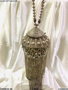 กระเป๋าคลัทช์โลหะสำหรับเจ้าสาวและงานแต่งงานสุดชิคกระเป๋าราตรีสำหรับโอกาสพิเศษ - Product Image 3