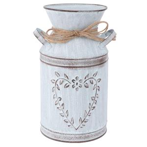 Florero galvanizado martillado de hierro, maceta de lujo de diseño hecho a mano, estilo clásico indio, venta al por mayor - Product Image 2